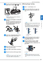 Предварительный просмотр 129 страницы Brother 882-W33 Operation Manual