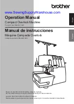 Предварительный просмотр 1 страницы Brother 884-B02 Operation Manual