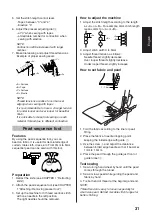 Предварительный просмотр 33 страницы Brother 884-B02 Operation Manual