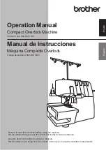 Preview for 1 page of Brother 884-B03 Operation Manual