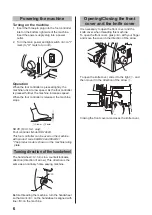 Предварительный просмотр 8 страницы Brother 884-B20 Owner'S Manual