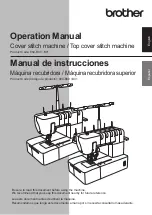 Preview for 1 page of Brother 884-B30 Operation Manual