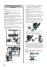 Preview for 22 page of Brother 884-B30 Operation Manual