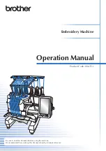 Предварительный просмотр 1 страницы Brother 884-T13 Operation Manual