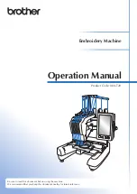 Предварительный просмотр 1 страницы Brother 884-T20 Operation Manual