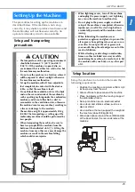 Предварительный просмотр 25 страницы Brother 884-T20 Operation Manual