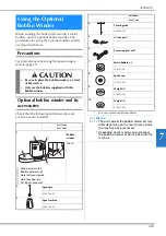 Предварительный просмотр 207 страницы Brother 884-T20 Operation Manual