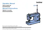 Brother 884-T78 Operation Manual preview