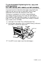 Preview for 53 page of Brother 8840DN - B/W Laser - All-in-One User Manual