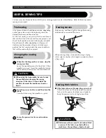 Preview for 26 page of Brother 885-403 Operation Manual