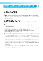 Preview for 3 page of Brother 885-V14 Operation Manual