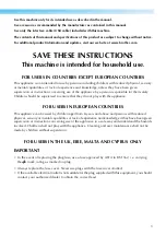 Preview for 5 page of Brother 885-V52 Operation Manual