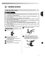 Preview for 19 page of Brother 885-X01 Operation Manual