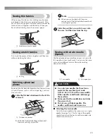 Preview for 21 page of Brother 885-X01 Operation Manual