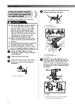 Preview for 22 page of Brother 885-X06 Operation Manual