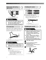 Предварительный просмотр 8 страницы Brother 885-X36 Operation Manual