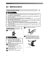 Предварительный просмотр 28 страницы Brother 885-X36 Operation Manual