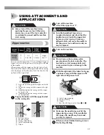 Предварительный просмотр 43 страницы Brother 885-X36 Operation Manual