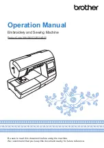 Brother 888-G00 Operation Manual preview