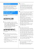 Preview for 3 page of Brother 888-G60 Operation Manual