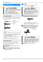 Предварительный просмотр 24 страницы Brother 888-M20 Operation Manual