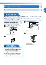 Preview for 33 page of Brother 888-V15 Operation Manual