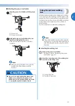 Preview for 35 page of Brother 888-V15 Operation Manual