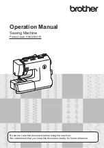 Preview for 2 page of Brother 888-X36 Operation Manual