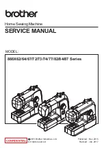 Предварительный просмотр 1 страницы Brother 888X Series Service Manual