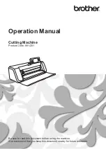 Preview for 1 page of Brother 891-Z01 Operation Manual