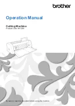 Предварительный просмотр 1 страницы Brother 891-Z05 Operation Manual