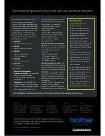 Предварительный просмотр 9 страницы Brother A3 Brochure & Specs