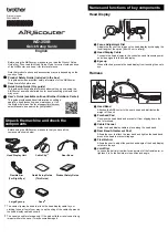 Preview for 1 page of Brother AIRScouter WD-350B Installation And Operation Manual