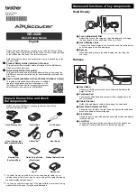 Brother AiRScouter WD-360B Quick Setup Manual preview