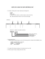 Preview for 2 page of Brother AX-425 Parts Reference List