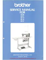 Brother B706 Service Manual preview