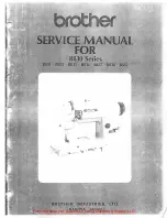 Preview for 1 page of Brother B830 Series Service Manual