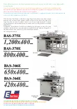 Preview for 2 page of Brother BAS-300E Series Quick Start Manual