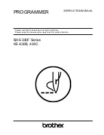 Brother BAS-300F Series Instruction Manual preview