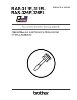 Brother BAS-311E Service Manual preview