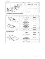 Preview for 3 page of Brother BAS-311F-0 Specifications And Parts List