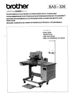 Brother BAS-326 Parts Manual preview