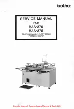 Brother BAS-370 Service Manual preview