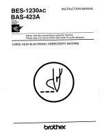 Brother BAS-423A Instruction Manual preview