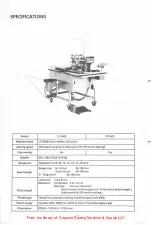 Preview for 5 page of Brother BAS-600 Service Manual