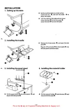 Preview for 6 page of Brother BAS-600 Service Manual