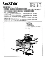 Brother BAS-610 Series Parts Book предпросмотр