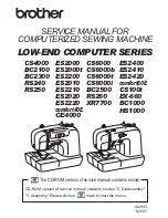 Предварительный просмотр 2 страницы Brother BC-1000 Service Manual