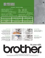 Preview for 4 page of Brother BE-0901E-AC Brochure & Specs