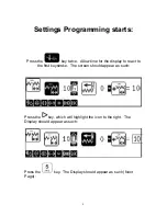 Preview for 2 page of Brother BE-0901E-AC Programming Instructions Manual